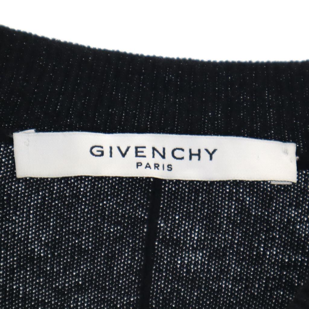 Givenchy Сделано в Италии 100% кашемир Свитер с длинным рукавом XS черный трикотаж Женский Б/У