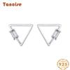 Танциз стерлингового серебра 925 пробы циркон серьги серьги-капли для женщин подарки на свадьбу