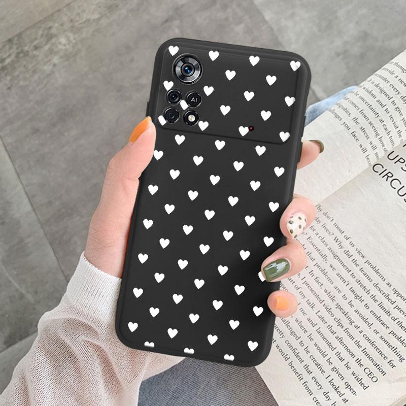 For POCO X4 Pro 5G NFC Case Watermelon Cute Fruit Love Heart Butterfly Women Dog Flower Silicone For Poco X4pro 5 G Phone Cover