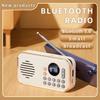 Мини-портативная Bluetooth-колонка с FM-радио, воспроизведением с USB-накопителя и карты TF, очень долгим временем работы, компактная беспроводная стереофоническая звуковая коробка