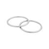 2pcs Baby Sling Rings Aluminium Carrying Strap Loop Rust-Proof No-Welds Toddler Ring Accessories