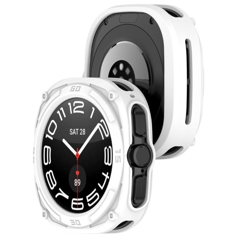 Protector Cover Half Coverage Shell for watch ultra 47mm Scratchproof Shell Bumper Frame Case Housing Easy Installation