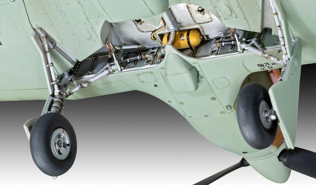 Revell Масштаб Королевские ВВС Hawker Hurricane Пластиковый Набор Модели 04968 1/32 Mk.IIB (Формованный цвет)