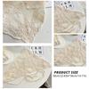 Elegant French Farm Style Lace Triangular Headscarf Stylish Scarf Head Wrap Korean Fashion Hair Band for Women and Girls