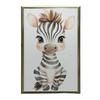 Plakat Mała Zebra Plakat Mała Zebra, 30X40 Cm, Rama Drewniana Biała, Papier Matowy 230 Gsm