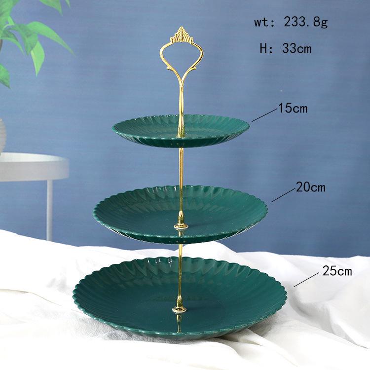 Three-Tier Dessert Display Stand for Parties and Weddings