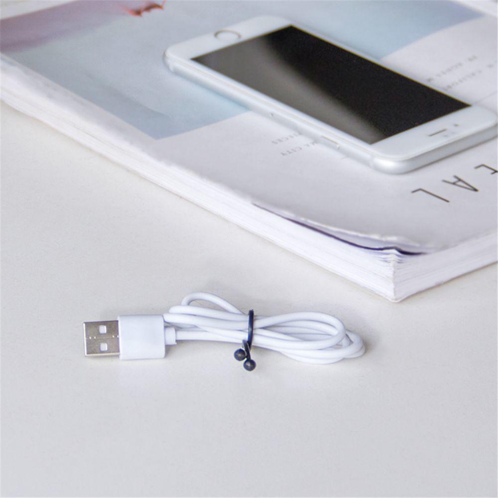 20/30 Pcs Office Thread Earphone Cord Wrap Wire Clip Twist Tie Cable Organizer Line Winder