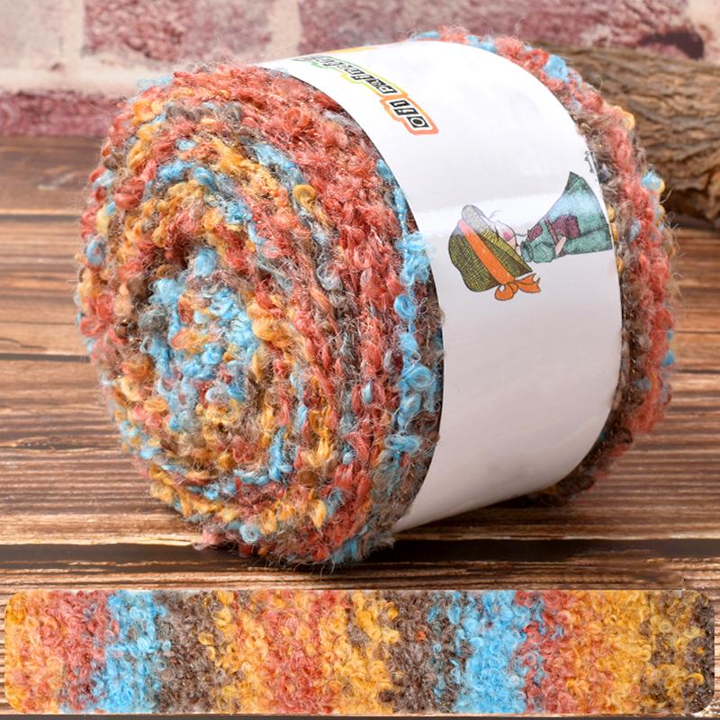 1 шт шерстяная нить модный вязаный шарф теплый цвет ручная работа градиент масляная живопись ретро стиль пряжа клубок