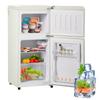 Refrigerator with Freezer Compartment, Fridge-freezer, 60 Liter Double-door Refrigerator, 22L Freezer, 45dB, LED, Vegetable Compartment, Door Shelves