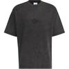 Originals Washed Short Sleeve T-Shirt Retro Sports Comfortable Brand Logo Solid Color Crew Neck Men Tops Black JV6941