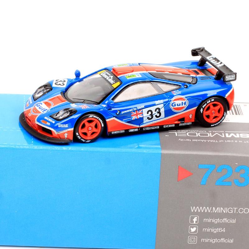 MiniGT Масштаб 1/64 Nissan Skyline GTR Racing Z Honda Civic Cadillac V 911 GT3 McLaren Datsun 510 Пикап Модель автомобиля Игрушка