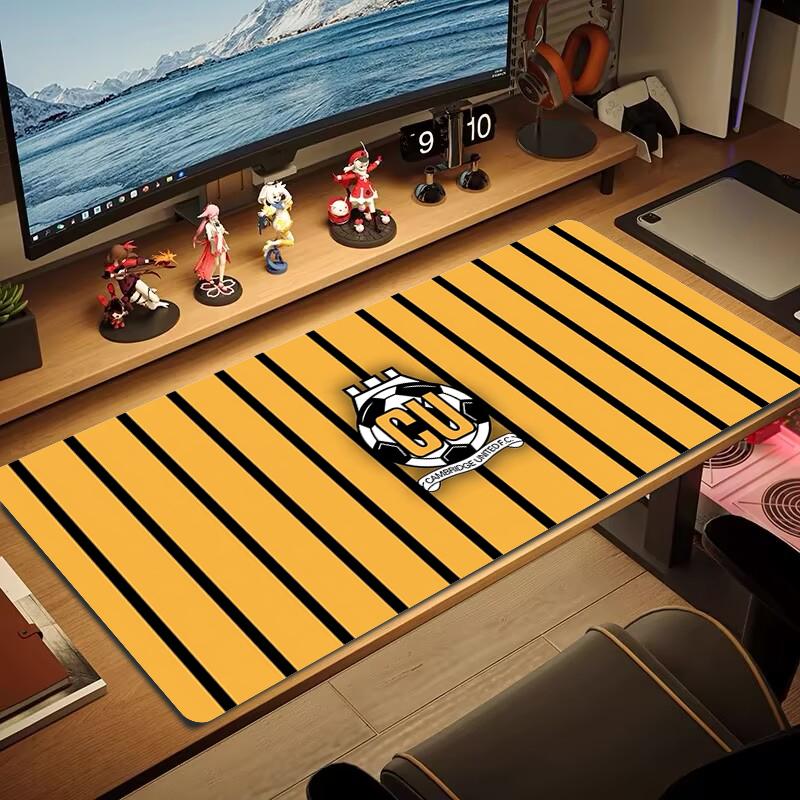Cambridge United Mouse Pad Large Gaming Table Cushion Non-slip Laptop Tablet Big Mousepad XXL Mat Mini PC Playmat With Lock edge_xia