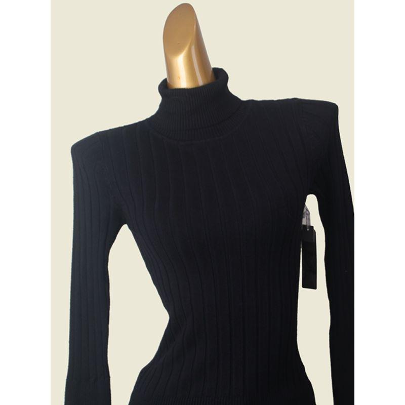 Winter Normcore Turtleneck Big Pit Bottoming Shirt Foreign Trade Original Order Slim Looking Pure Color Long Sleeves Pullover Thermal Sweater