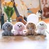 Cute Teddy Dog Plush Toy Keyring For Bag Accessory And Collection