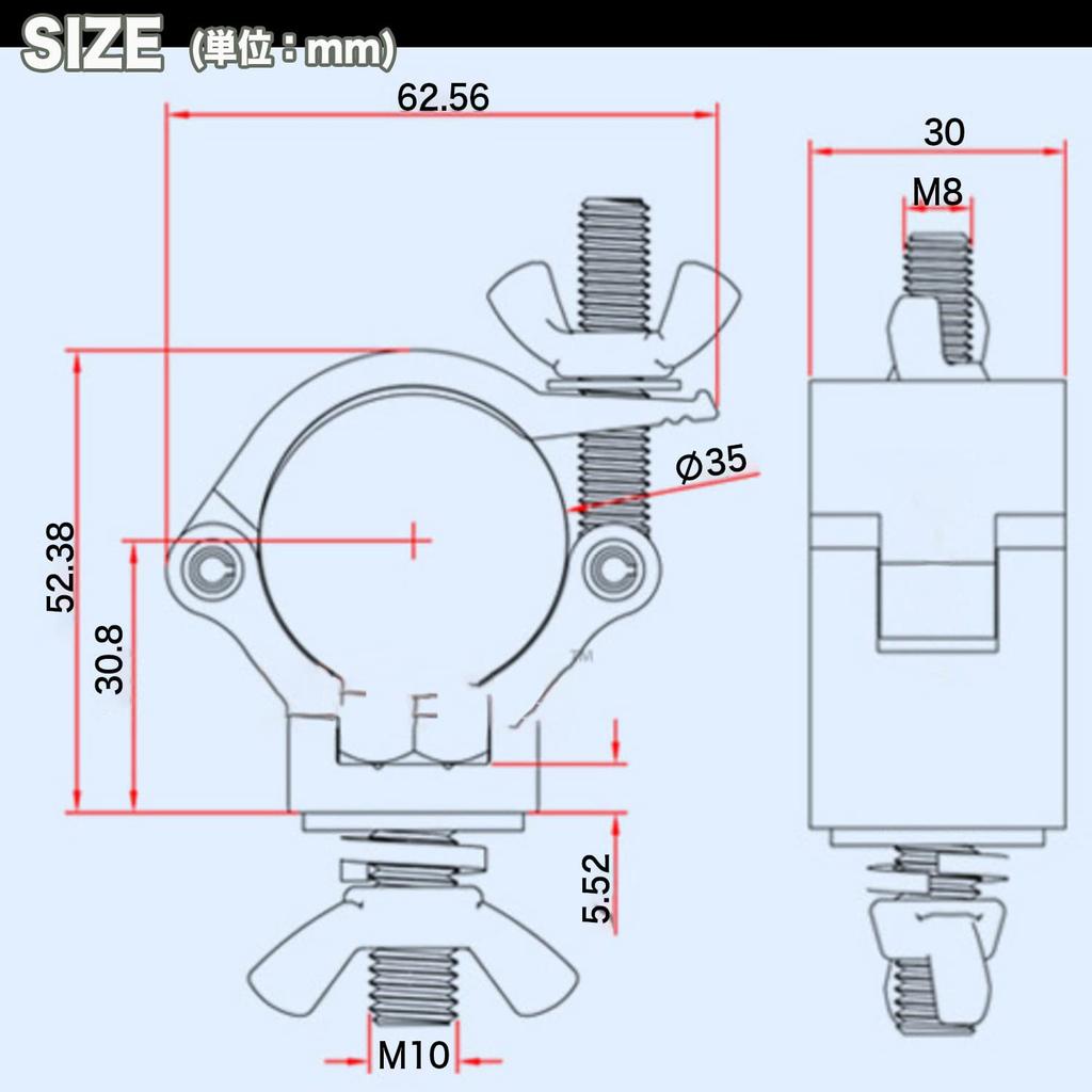GRmkt Держатель лопаты Зажим для снега Застрявший Изготовленный на заказ Фиксированный Универсальный Набор из 2 штук Jimny, Внедорожник, Escape, Запчасти, Крепление, Черный,