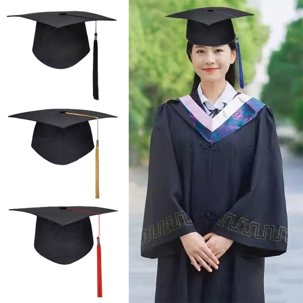 Congrats Grad Mortarboard Cap Degree Ceremony Party Supplies Unisex Graduation Hat