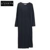 THIRD MAGAZINE A0833UA Black Crew Neck Long Sleeve Dress Dress 2 blackUsed