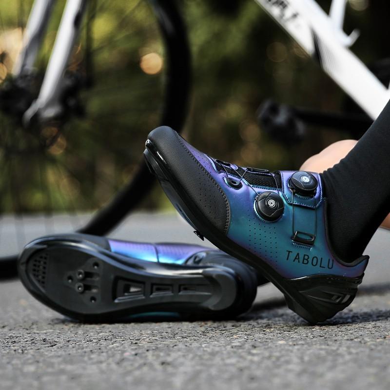 Unisex Cycling Shoes Mountain Bike Road Riding Breathable Clipless Flat Pedal Compatible