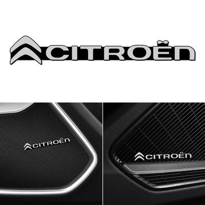 Для C1 C2 C3 C4 C5 C6 C8 C4L DS3 DS4 DS5 DS5LS DS6 3D Стикер для стайлинга автомобиля Алюминиевый значок динамика аудиосистемы салона Значок