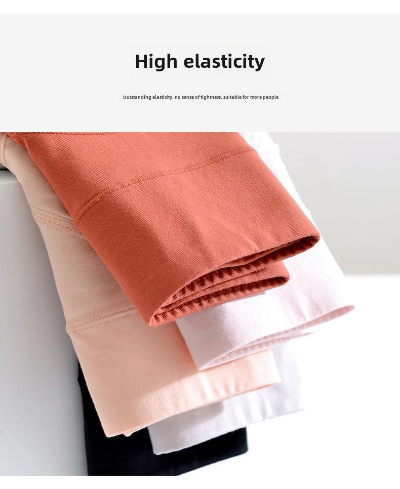 Женские гигиенические трусы из антибактериального хлопка с высокой посадкой - Непромокаемое менструальное белье для девушек