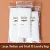 Japan KOMEKI 3D Laundry Bags: Mesh, Machine Washable, Available In Large, Medium, Small for Clothing and Underwear.