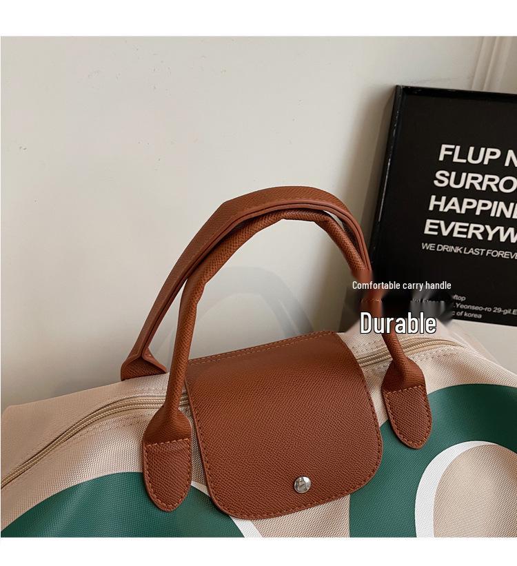 Женская легкая водонепроницаемая дорожная сумка-даффл большой вместимости для деловых и коротких поездок