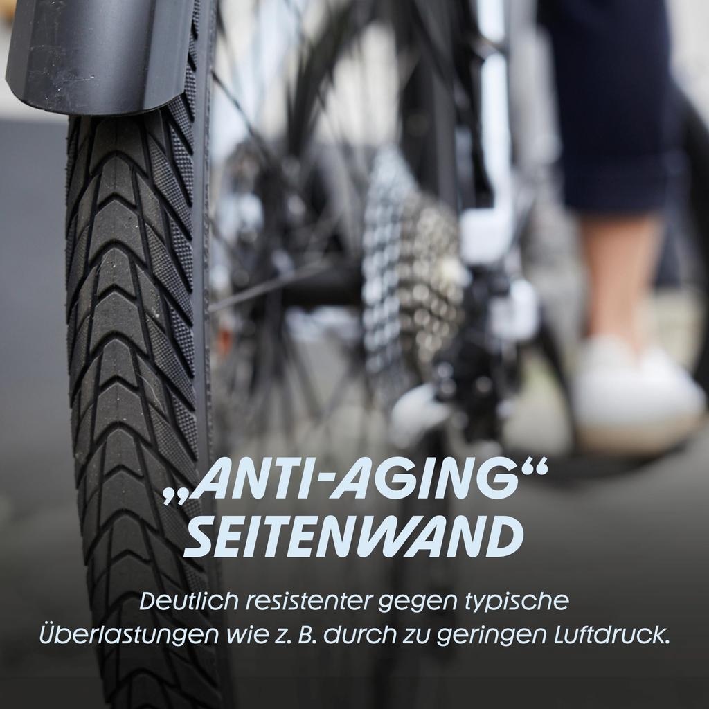 SCHWALBE Marathon Plus 27.5x1.50 Clincher Tire for Touring, City Riding, and More