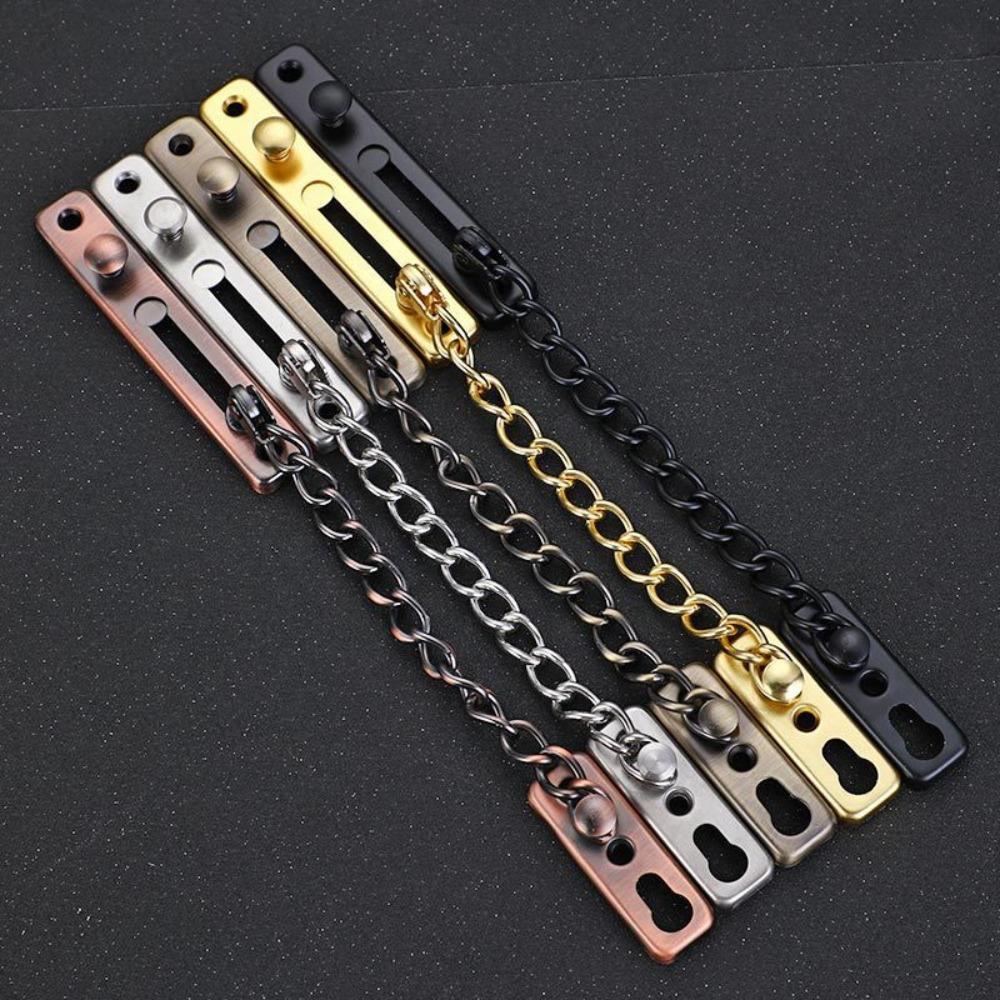 Противоугонная дверная цепочка Замок безопасности Цепь Портативная домашняя дверная фурнитура Аксессуары