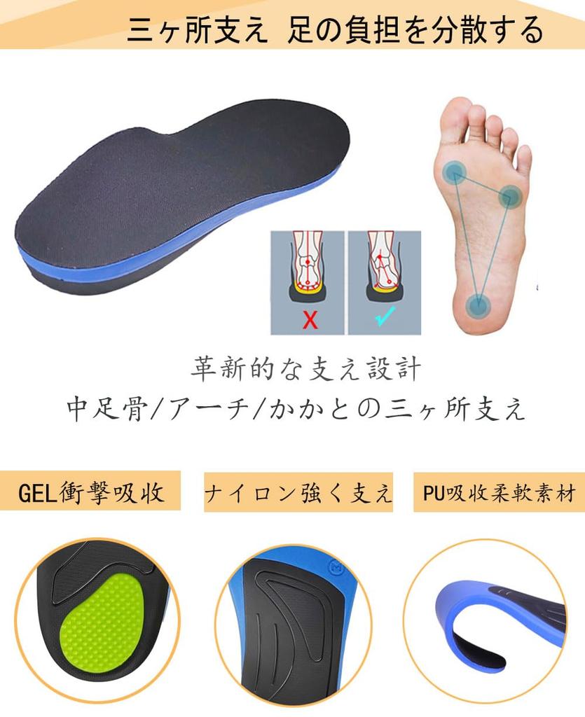 Стелька с физической амортизацией Стелька с амортизацией для стояния 5 размеров на выбор [Контролируемая терапевтом/4-слойная структура] работа,