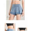 Летние спортивные шорты женские свободные повседневные анти-легкие скоростные сухие с высокой талией для бега и йоги тонкие дышащие