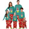 Christmas Print Cute Family Set Pajamas, Home Clothes, Family Set Long Sleeve Top Pants Set