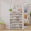 Multi Layer Shoe Rack Home Shoe Storage Cabinet Multi Layer Steel Pipe Shoe and Hat Rack Capacity Shoe Rack Multifunctional