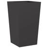 VidaXL Jardinière noir 45x45x75 cm acier, jardinière d'extérieur, boîte à fleurs, boîte de jardin, jardinière de patio, 851094