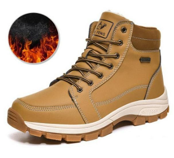 Ботинки Martin большого размера осень/зима 2024 года — высокие, повседневные хлопковые походные и рабочие ботинки