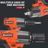 EMDTOOL Cordless Impact Wrench, 1/2 Inch Driver Brushless Impact Gun, Variable Speed 3200rpm & Max Torque 1500Nm,4 Socket Sets