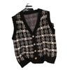Early Spring French Short Knitted Vest Cardigan with Versatile Temperament for Women