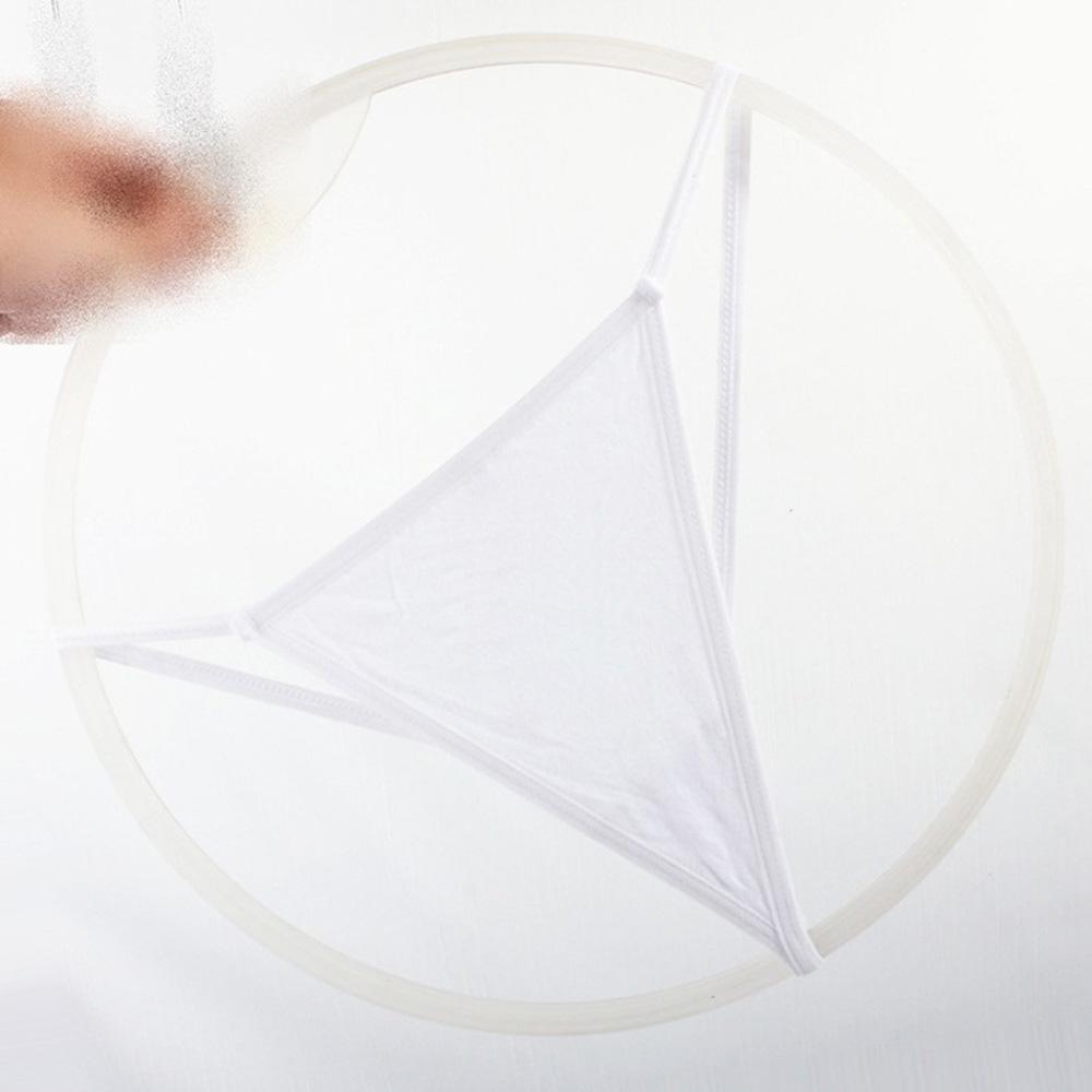 Сексуальные Женские Тонкие На Бретельках Низкой Посадки Стринги Хлопковые Трусики Нижнее Белье V-Стринги