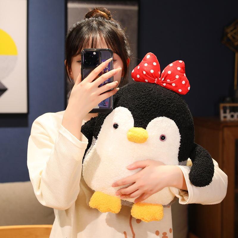 Океанический зоопарк мультфильм пингвин плюшевая кукла кукла маленькая пингвин игрушка девочка большая подушка кукла подарок