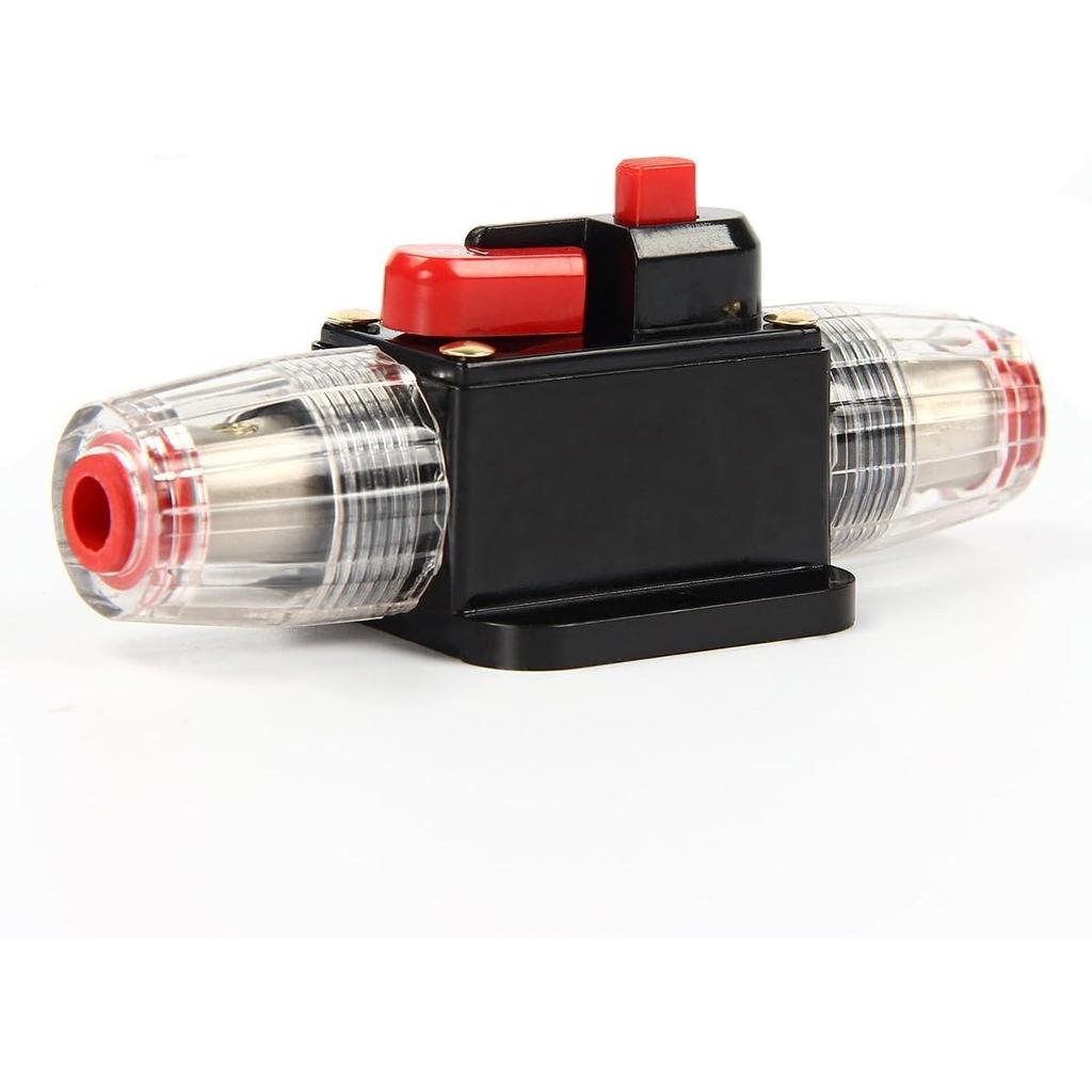 12V-24V DC Inline Car Circuit Breaker Manual Reset Switch Audio Fuse 20A/30A/40A/50A/60A/80A/100A
