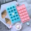 15 Cavity Five-Pointed Star Silicone Chocolate Mold Jelly Fudge Christmas Candy Diy Mold Ice Cube Cake Decoration Baking Mold