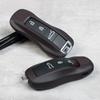 Porsche Raspberry Purple Leather Key Shell for 911, Cayenne, Macan, Panamera, 718