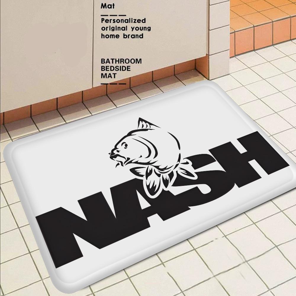 Nash Fishing Logo Large Carpet Rug for Home Living Room Bedroom Sofa Doormat Decor Kids Play Area Rug Carpet Non-slip Floor Mat