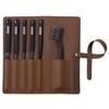Набор напильников Engineer Jet Black Fine из 5 предметов с эксклюзивным кожаным чехлом TFS-30