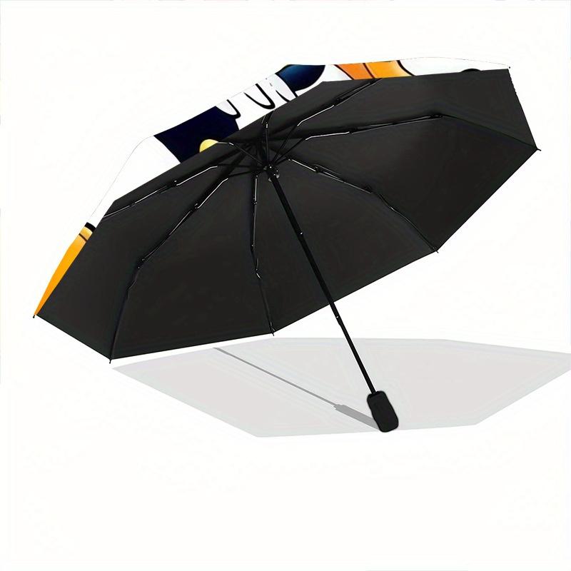 Duck Family Picnic Automatic Opening and Closing Umbrella - Lightweight 3-Fold Design, Suitable for Fans, Travel, Daily Use - Official Produ