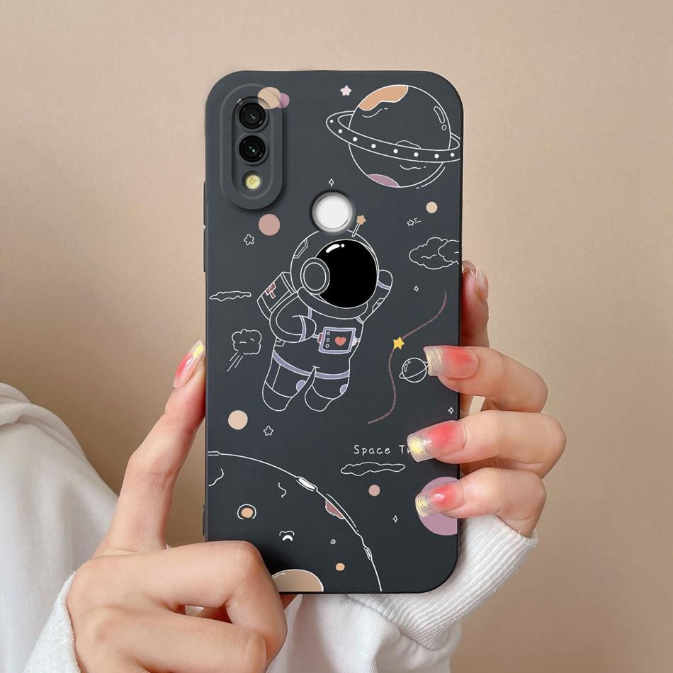 Чехол Для Xiaomi Redmi 7 Милый Конфетный Расписной Чехол Для Redmi7 Мягкий Жидкий Силикон Улучшенная Защита Камеры Противоударный Корпус Телефона