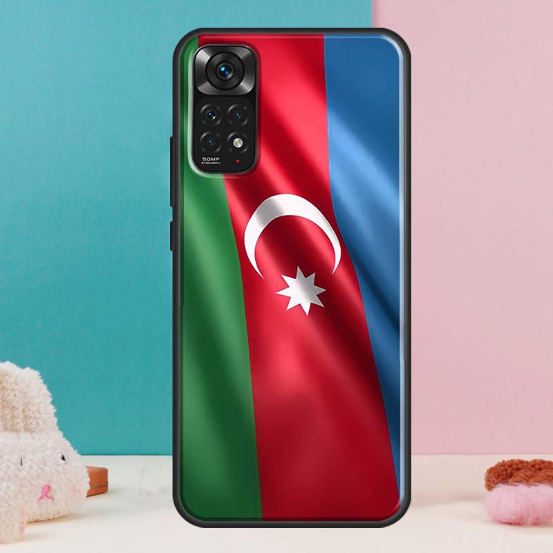 Чехол Флаг Азербайджана для Xiaomi Redmi Note 13 Pro 14 12 11 9 10 9S 10S 11S 12S Redmi 14C 13C 10C 12C