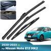 For Nissan Note E13 MK3 2020-2023 2021 2022 Wiper Front & Rear Wiper Blades Windshield Windscreen Window Brushes 24"+14"+12