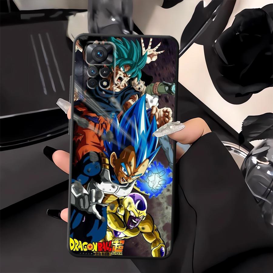 Чехол для телефона Xiaomi Redmi Note 9 10S 9S 11 10 7 8 11s 12s 14 13 Pro Plus 12 Pro с рисунком из аниме Dragon Ball