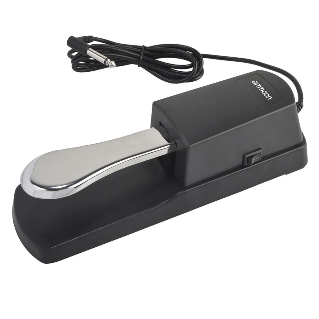 Ammoon Universal Sustain Pedal for Digital Piano Electronic Keyboard Sustain Foot Pedal with
