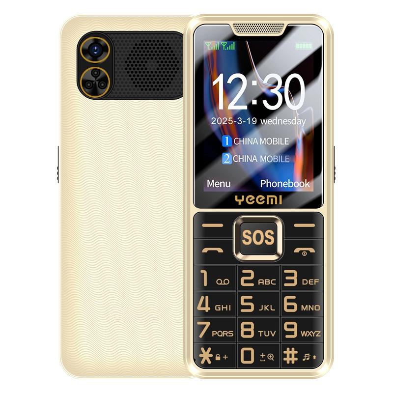 Новый мобильный телефон YEEMI K3 GSM 2G 2,4 дюйма HD Dual SIM 2500 мАч Большая батарея Фонарик Type-C Камера Супертонкий кнопочный телефон для пожилых людей и студентов